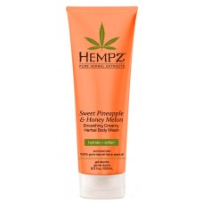 Hempz Sweet Pineapple & Honey Melon Smoothing Creamy Herbal Body Wash 8.5 oz