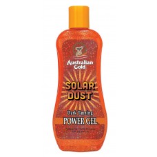 Australian Gold SOLAR DUST Dark Tanning Power Gel 8 oz